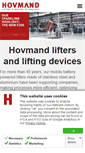 Mobile Screenshot of hovmand.com